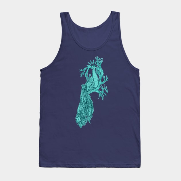 Blue Bird Tank Top by MareveDesign